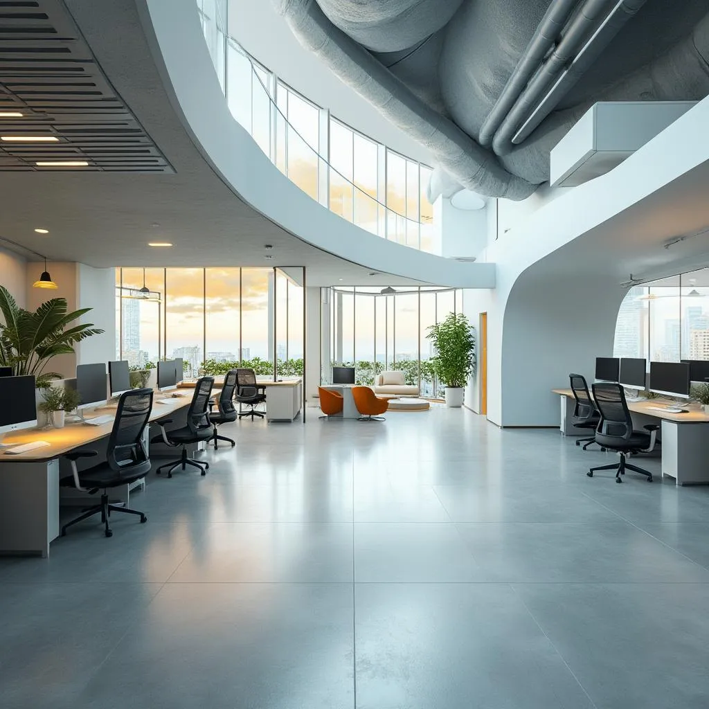 Nuestras modernas oficinas centrales diseñadas para la colaboración